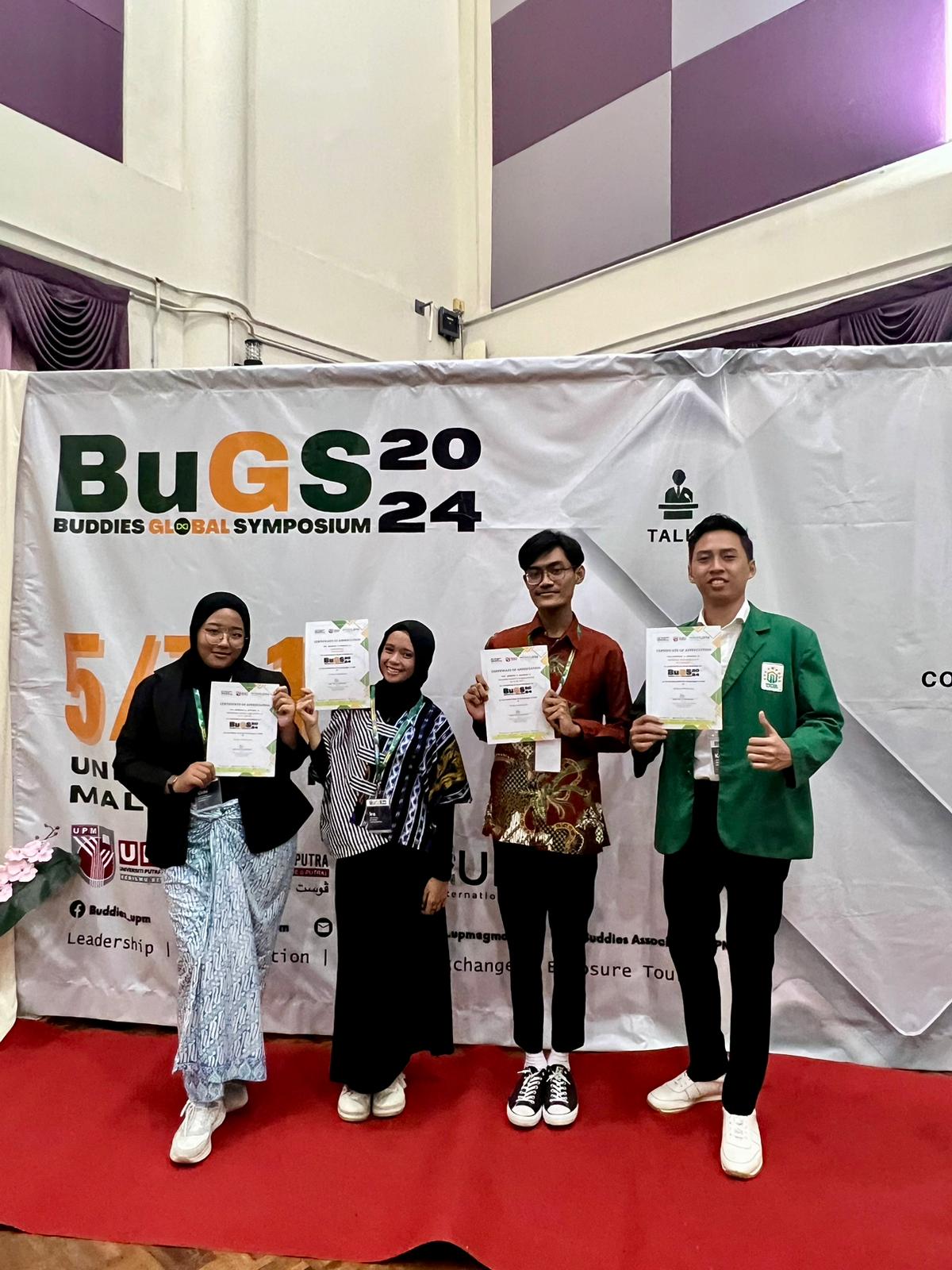 Empat Mahasiswa Unusa Wakili Indonesia dalam Event BUGS 2024 di Universiti Putra Malaysia