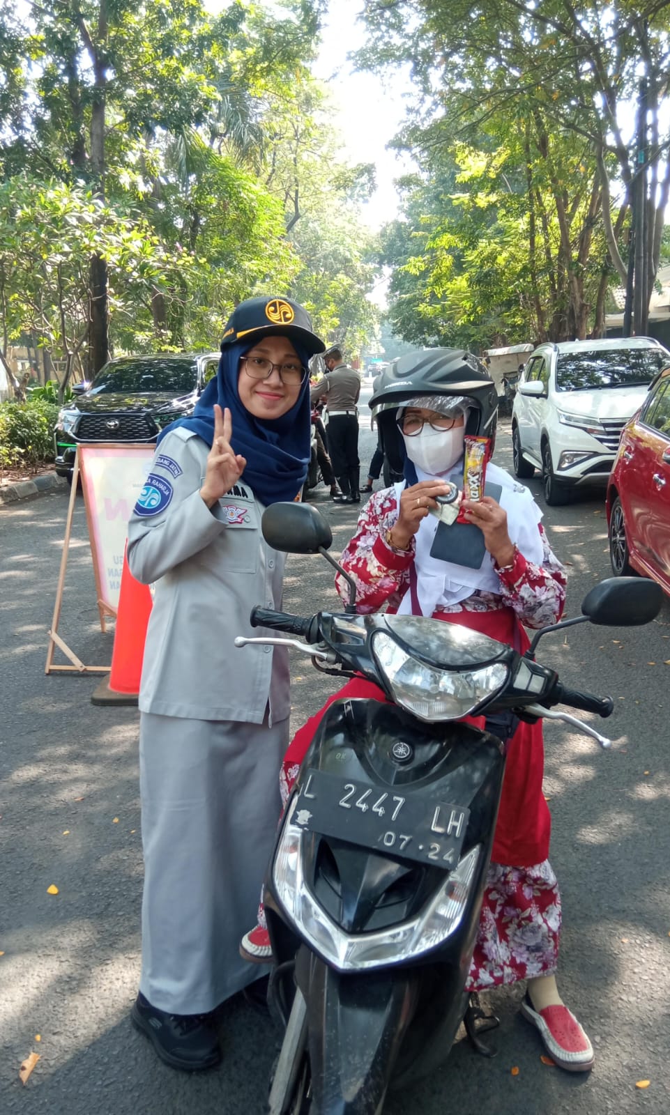 Fokuskan Upaya Pencegahan Kecelakaan dan Fatalitas Korban Laka Lantas Jasa Raharja Surabaya Gelar Aksi Simpatik