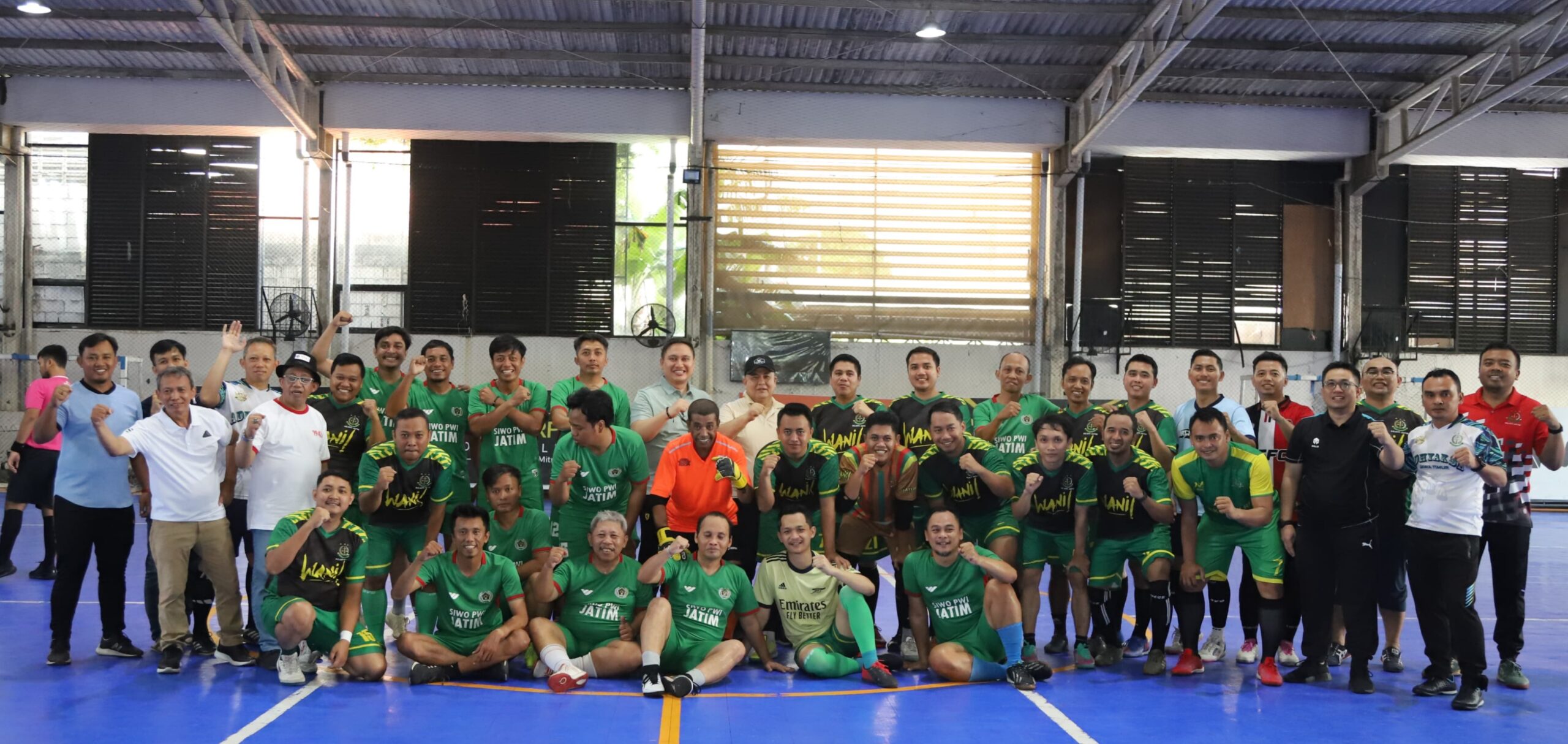 Uji Tanding Jelang Porwanas 2024, Tim Futsal Siwo PWI Jatim  Kalah 3-6 Lawan Tim Kejati Jatim