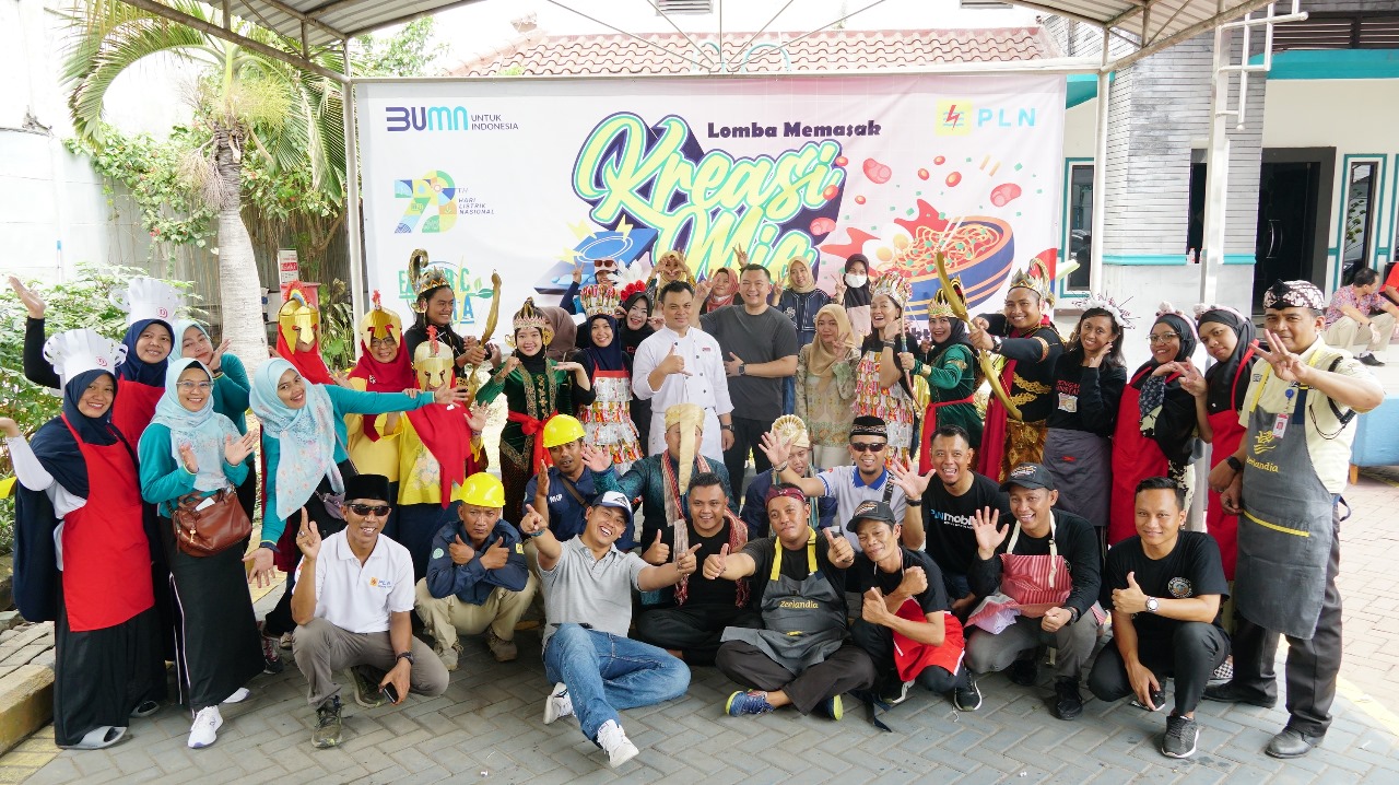 Perkenalkan Kemudahan memasak dengan kompor Induksi, PLN Gelar Lomba Masak di Lingkungan Kantor