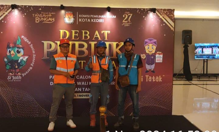 PLN UP3 Kediri Pastikan Pasokan Listrik Stabil untuk Dukung Kelancaran Debat Pilkada 2024