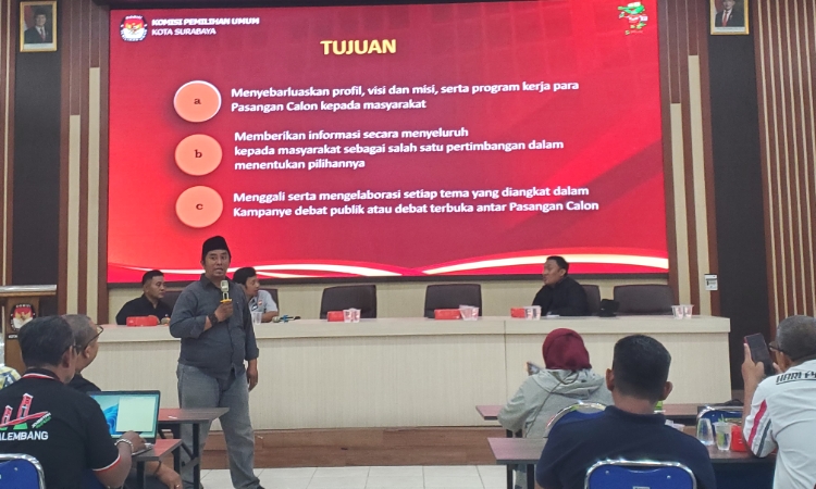 Debat Publik Kedua, KPU Surabaya ‘Jaring’ Pertanyaan Warga untuk Calon Wali Kota